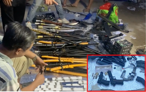 Đồng Nai: Kiểm tra ma túy, phát hiện kho vũ khí lớn ngay tại nhà