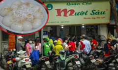 Người Hà Nội xếp hàng dài, chờ cả tiếng đồng hồ mua bánh trôi ngày Tết Hàn thực