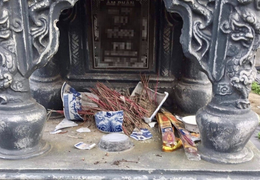 Truy tìm kẻ đập phá nhiều ngôi mộ ở Hải Phòng