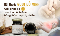 Đối phó với bệnh Gout lâu năm nhờ bài thuốc Gout Đỗ Minh 150 năm tuổi