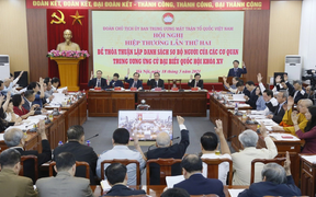 Hôm nay, hiệp thương lần cuối chốt danh sách ứng cử viên ĐBQH ở Trung ương