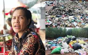 Dân kêu trời vì bãi tập kết rác bốc mùi thối, ruồi bâu kín: UBND huyện nói gì?