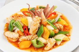 Món ngon mỗi ngày: Mực xào chua ngọt 
