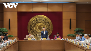 Buổi làm việc đầu tiên của Chủ tịch Quốc hội Vương Đình Huệ với Ủy ban Tư pháp