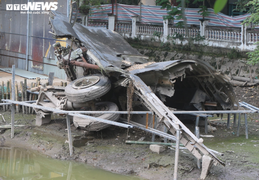 Cận cảnh chiếc máy bay B52 cuối cùng bị bắn rơi giữa lòng Hà Nội