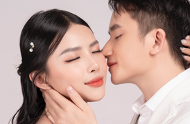 Ảnh cưới lãng mạn của Phan Mạnh Quỳnh và bà xã Huỳnh Khánh Vy