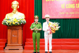 Đại tá Phạm Thế Tùng giữ chức Giám đốc Công an tỉnh Nghệ An