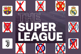 Super League sụp đổ: Thảm bại hay chiêu trò của các thế lực bóng đá châu Âu?