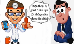 Điện thoại hỏng vì quá si tình