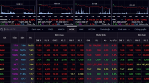 Hàng loạt cổ phiếu giảm sâu, VN-Index chốt phiên giảm gần 33 điểm