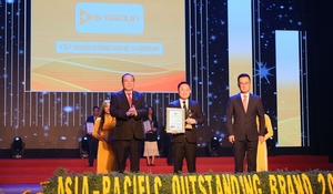 G-Group nhận giải top 10 thương hiệu tiêu biểu châu Á – Thái Bình Dương