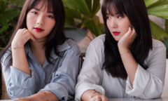 Ảnh: Cặp song sinh 19 tuổi xinh đẹp quê Yên Bái mê làm mẫu ảnh