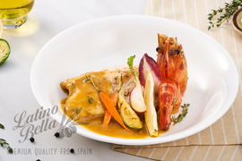 Nâng tầm bữa ăn chuẩn Âu với món hải sản nướng sốt Hollandaise