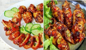 Món ngon mỗi ngày: Mực chiên mắm tỏi 