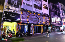 Phố Tây Bùi Viện vắng vẻ, tối đèn