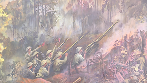 Video: Cận cảnh bức tranh toàn cảnh dài 132m tái hiện chiến dịch Điện Biên Phủ 