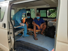 Quảng Trị cách ly 2 người xuất cảnh trái phép đưa gạo sang Lào