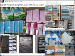 Lại rầm rộ rao bán khẩu trang phòng chống COVID-19