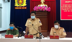 CSGT TP.HCM thông tin vụ 'quái xế' chặn quốc lộ đua xe trái phép