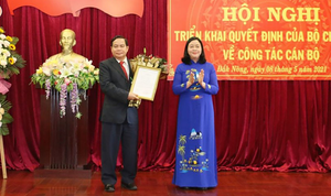 Phó Trưởng ban Thường trực Ban Dân vận Trung ương làm Phó Bí thư tỉnh Đắk Nông