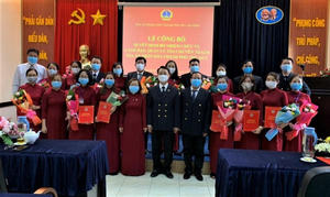 Nhiều nhân sự mới tại TAND TP Thủ Đức