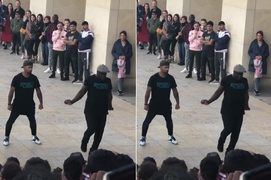 Màn nhảy 'bá đạo' của nam vũ công khiến khán giả phấn khích