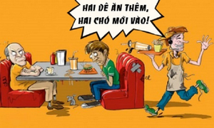 Cách gọi món gây sốc của bồi bàn