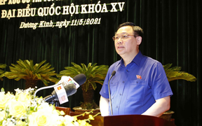 Chủ tịch Quốc hội Vương Đình Huệ: 'Làm việc nước là hy sinh, là phấn đấu'