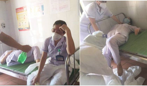 Ba nữ nhân viên y tế kiệt sức, ngất xỉu khi chống dịch ở Thuận Thành, Bắc Ninh