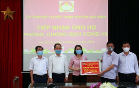 Dabaco Group trao tặng 200 giường y tế chống dịch COVID-19 cho huyện Gia Bình