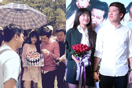 Nhã Phương - Trường Giang thời mới yêu: Tình bể bình, nắm tay bịn rịn không rời