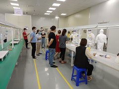 Bắc Giang cách ly công nhân 2 phân xưởng Công ty TNHH Hosiden Việt Nam trong đêm