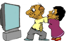 Vì sao chồng say xỉn nổi giận khi xem ti vi?