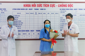 Nữ điều dưỡng từng sốc phản vệ sau tiêm vaccine COVID-19 xuất viện