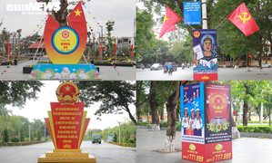 Ảnh: Phố phường Hải Phòng rực rỡ cờ hoa chào mừng ngày hội toàn dân