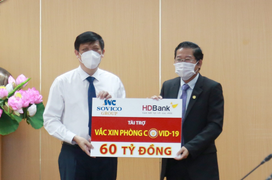 Sovico Group và HDBank ủng hộ 60 tỷ đồng chương trình vaccine phòng COVID-19