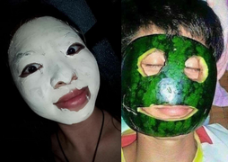 Giật mình trước các kiểu đắp mặt nạ 'làm đẹp là chính, hù dọa là 10'