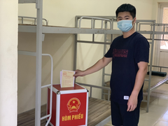 Video: Cử tri bỏ phiếu sớm ở tâm dịch Bắc Ninh