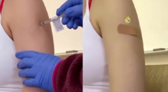 Clip: Bác sĩ đãng trí khi tiêm cho gái xinh