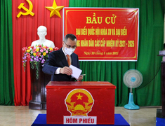Phú Yên có tỷ lệ cử tri tham gia bỏ phiếu đạt 99,9%