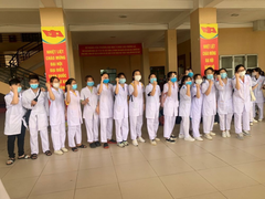 83 cán bộ, sinh viên Đại học Y dược Hải Phòng chi viện cho Bắc Giang