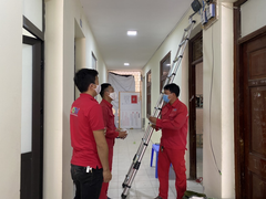 VOTV hỗ trợ lắp đặt internet tại các chốt phòng dịch ở Bắc Ninh