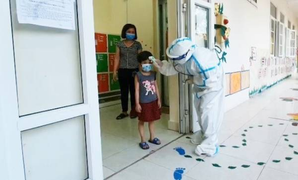 Cận cảnh lớp học thành khu cách ly của 34 trẻ mầm non ở Bắc Giang