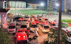 Bệnh viện dã chiến số 2 Bắc Giang đón 500 bệnh nhân COVID-19 trong đêm