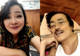 Nghệ sĩ Giang Còi sụt 14 kg, nói chuyện khó khăn