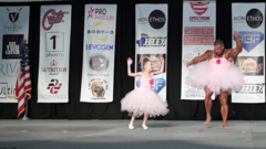 Bố mặc váy mùa ballet cùng con gái