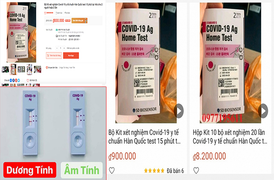 Kit test thử nhanh virus COVID-19 bán đầy trên mạng, QLTT vào cuộc kiểm tra