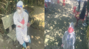 Sinh viên y Hải Phòng đeo túi đá chống nóng, 'săn COVID-19' ở tâm dịch Bắc Giang