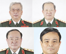 Bốn Thượng tướng thôi giữ chức Thứ trưởng Bộ Quốc phòng