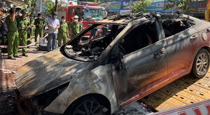 Ảnh: Hiện trường tang thương vụ cháy khiến cả gia đình 4 người chết